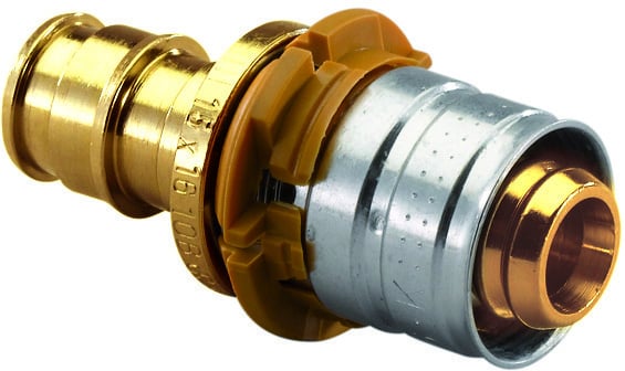 1 - Lattialämmitysputket ja -tarvikkeet Suoraliitin Uponor Q&E 25mm - S-Press 25mm MS DR