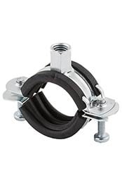1 - Putken kiinnitys Putkikannake eristetty fischer FRS Plus 15-19mm M8/M10