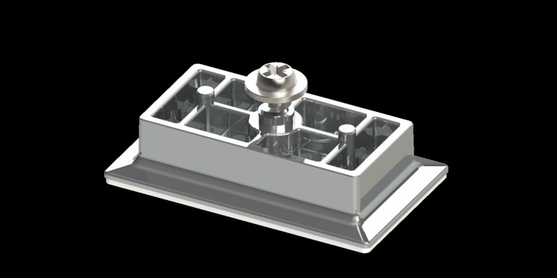 Putken kiinnitys Liimattava korotuspala Falu 12x28mm kromi 32/40mm