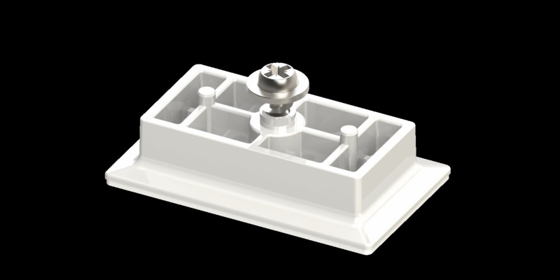 Putken kiinnitys Liimattava korotuspala 12x28mm valk 32/40mm