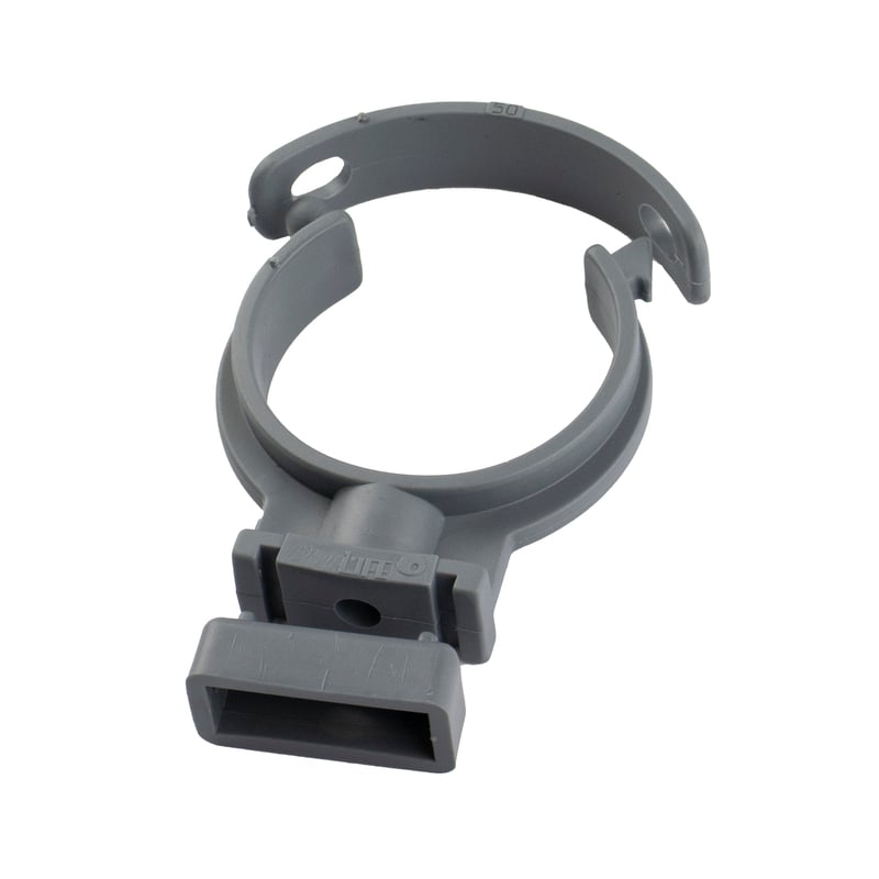 Putken kiinnitys Putkikannake PP 50mm harmaa Nordic HT