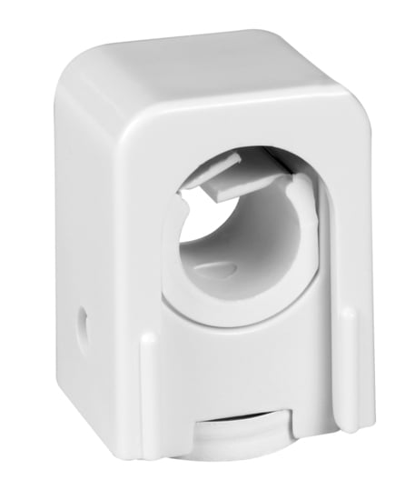 Putken kiinnitys Putkipidin 1-os. 10-16mm Falu Snap PP valkoinen