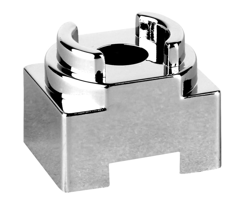 Putken kiinnitys Korotuspala 10x20mm ABS kromattu