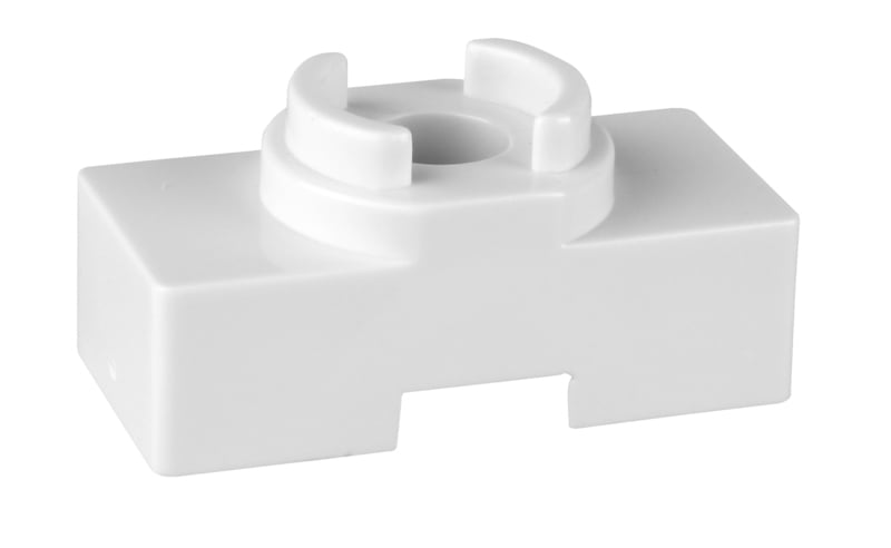 Putken kiinnitys Korotuspala Falu 10mm ABS valk 10kpl