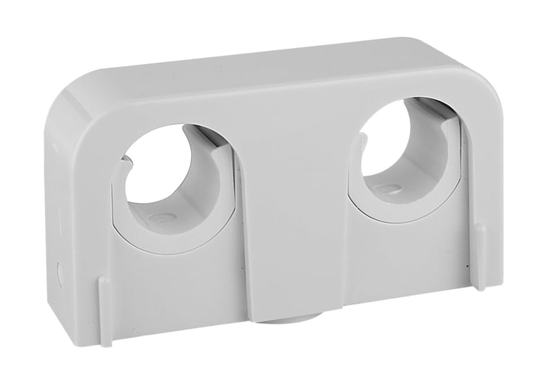 Putken kiinnitys Putkipidin 2-os Falu Snap 16/20mm cc40 valkoinen