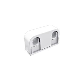 Putken kiinnitys Putkipidin 2-os. 12-16mm cc40mm valk muovi