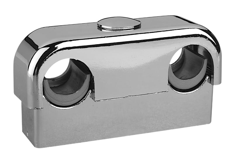 Putken kiinnitys Putkipidin 2-os 8-15mm cc40mm kromi ABS