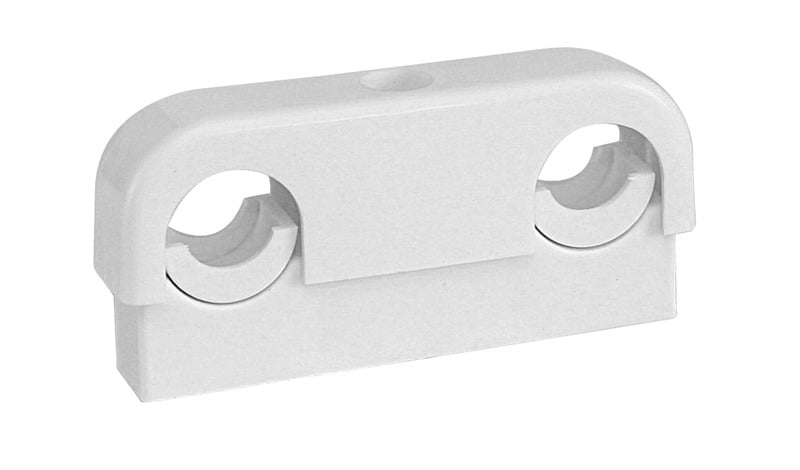 Putken kiinnitys Putkipidin 2-os 12-22mm cc60mm PP valkoinen