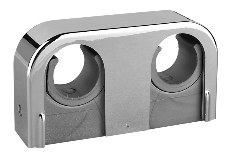 Putken kiinnitys Putkipidin 2-os Falu Snap 18/22mm cc40mm PP krom