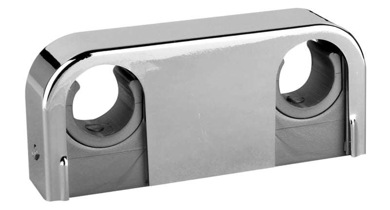 Putken kiinnitys Putkipidin Falu Snap 2-os 18-22mm cc60mm Kromi muovi