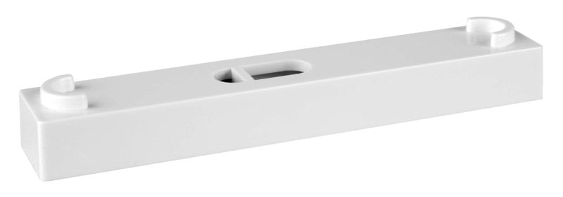 Putken kiinnitys Korotuspala Falu 10mm L=90mm ABS valkoinen