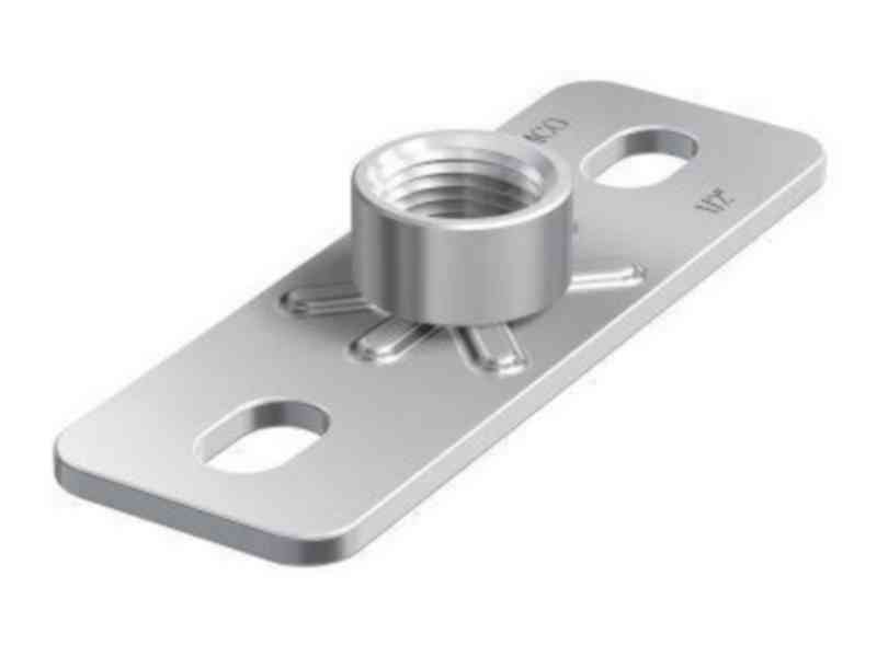 Kiinnitys-, tiivistys- ja merkitsemistarvikkeet Runkolevy R1/2 ZN 80x30mm