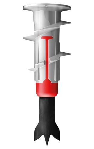Kiinnitys-, tiivistys- ja merkitsemistarvikkeet Kipsilevyankkuri fischer DuoBlade S 4.5x44mm 10kpl
