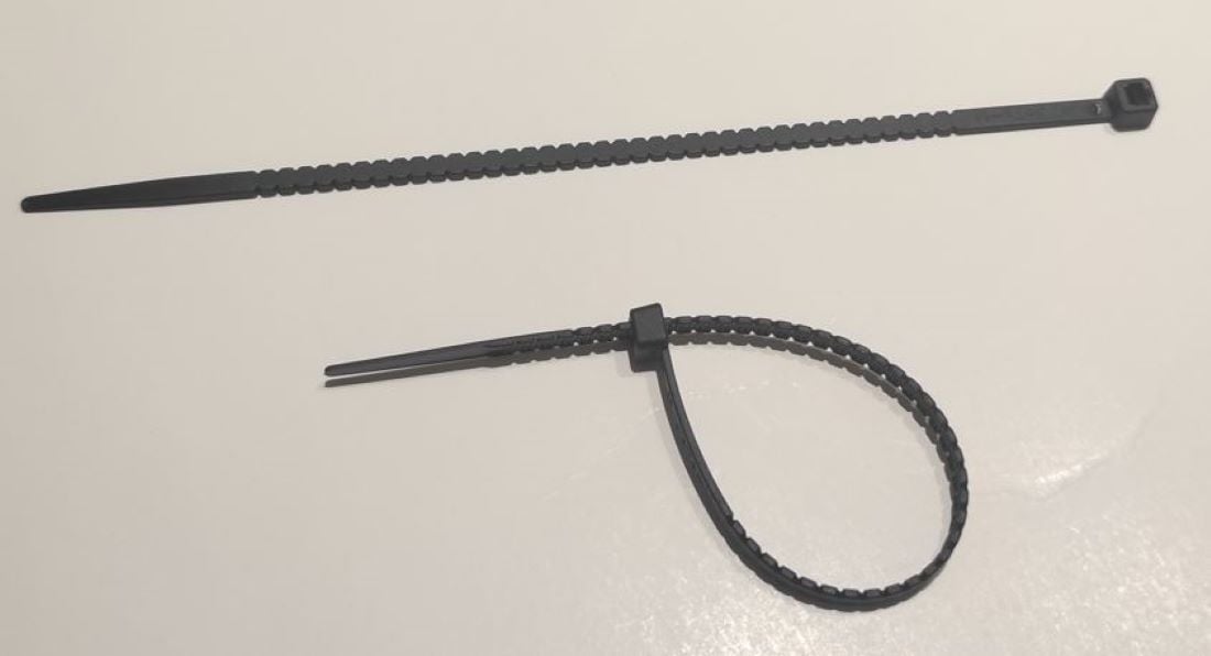 Kiinnitys-, tiivistys- ja merkitsemistarvikkeet Johdinside käsin katkaistava 200x4.0mm 50kpl