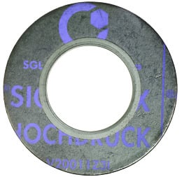 Kiinnitys-, tiivistys- ja merkitsemistarvikkeet Laippatiiviste SFS5810 DN150 1.5mm Grafiitti Reunavahv.