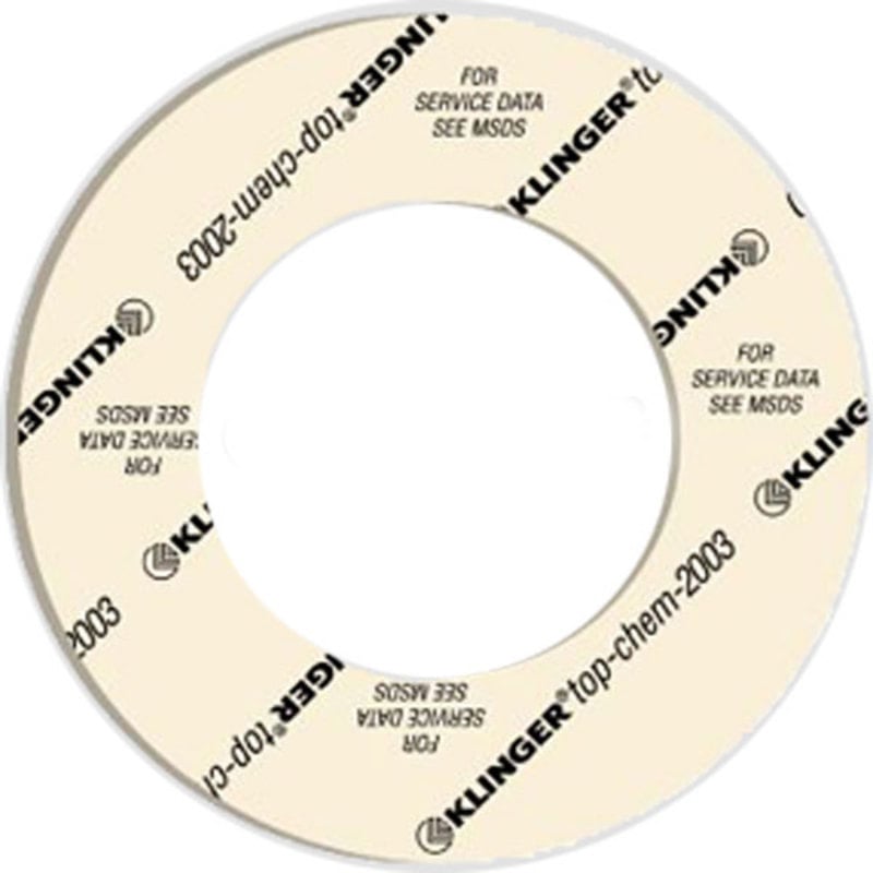 Kiinnitys-, tiivistys- ja merkitsemistarvikkeet Laippatiiviste top-chem 2003 DN20 PN10-40 2mm