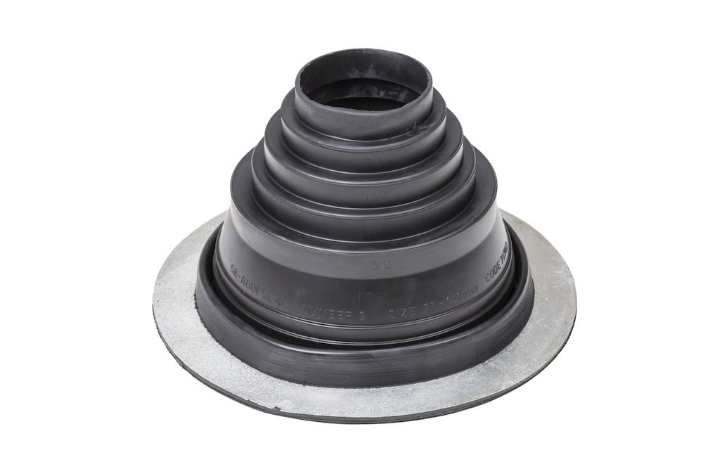 Kiinnitys-, tiivistys- ja merkitsemistarvikkeet Läpivientitiiviste VILPE ROOFSEAL 2 75-150mm EPDM