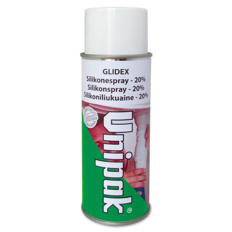 Kiinnitys-, tiivistys- ja merkitsemistarvikkeet Silikonispray GLIDEX 400ml