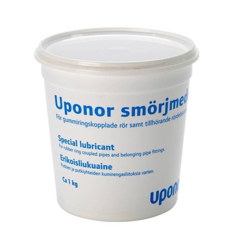 Kiinnitys-, tiivistys- ja merkitsemistarvikkeet Liukuaine Uponor 1kg