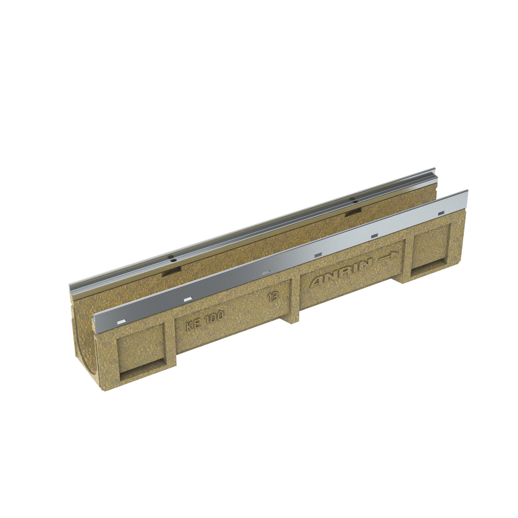 1 - Kaivot ja kaivotarvikkeet Linjakouru KE-100 nro 13 0.5% 1000x136x215mm