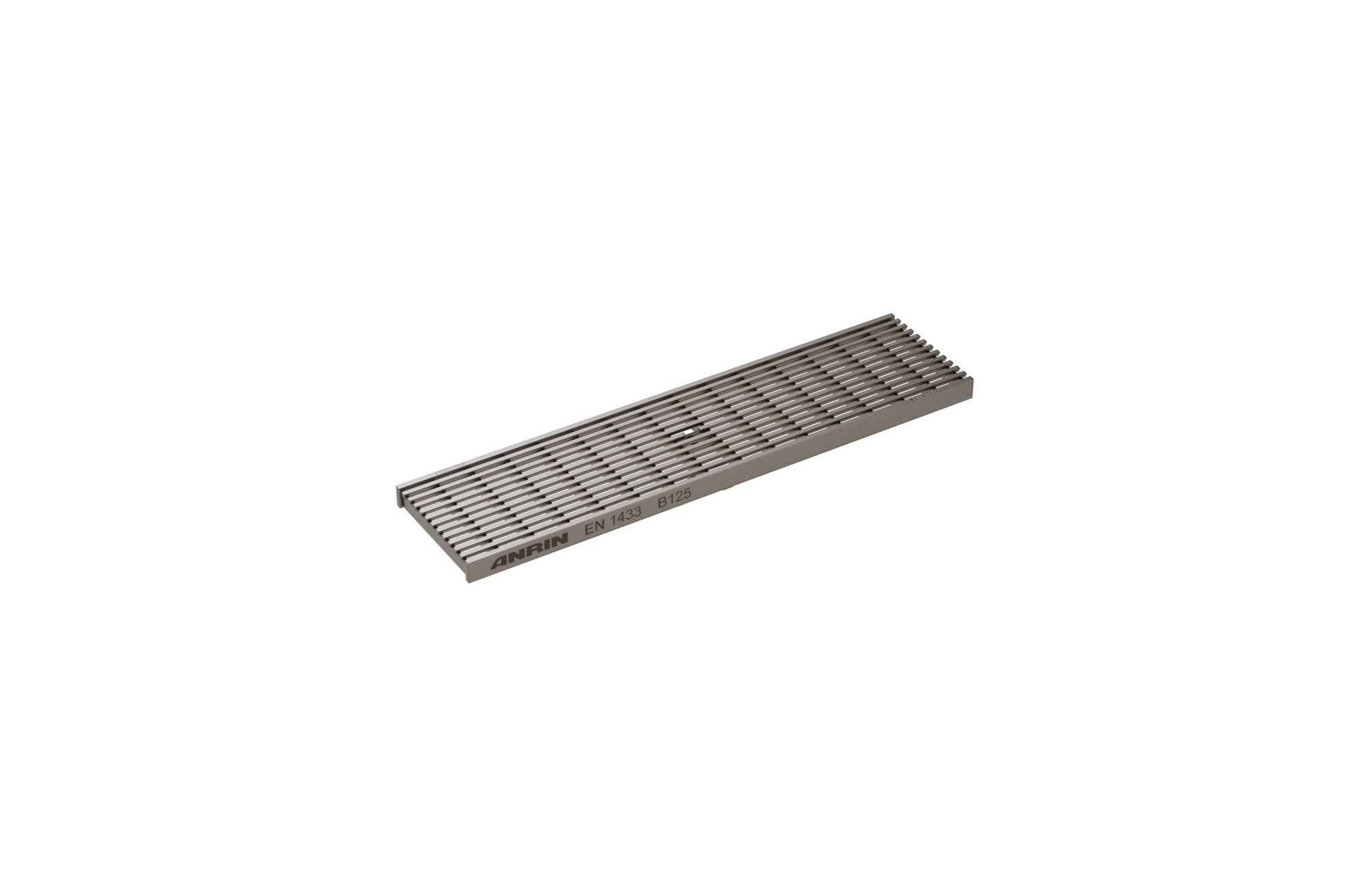 1 - Kaivot ja kaivotarvikkeet Linjakuivatusritilä KE-100 RST B125 500x123x20mm