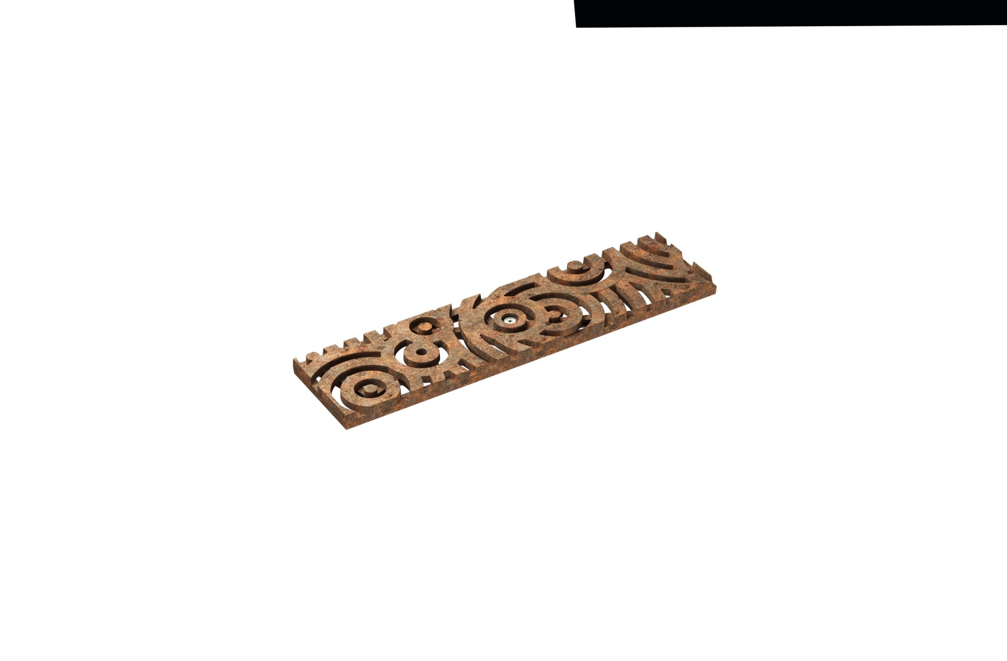 1 - Kaivot ja kaivotarvikkeet Linjakuivatusritilä KE-100 Celtic valurauta C250 500x123mm