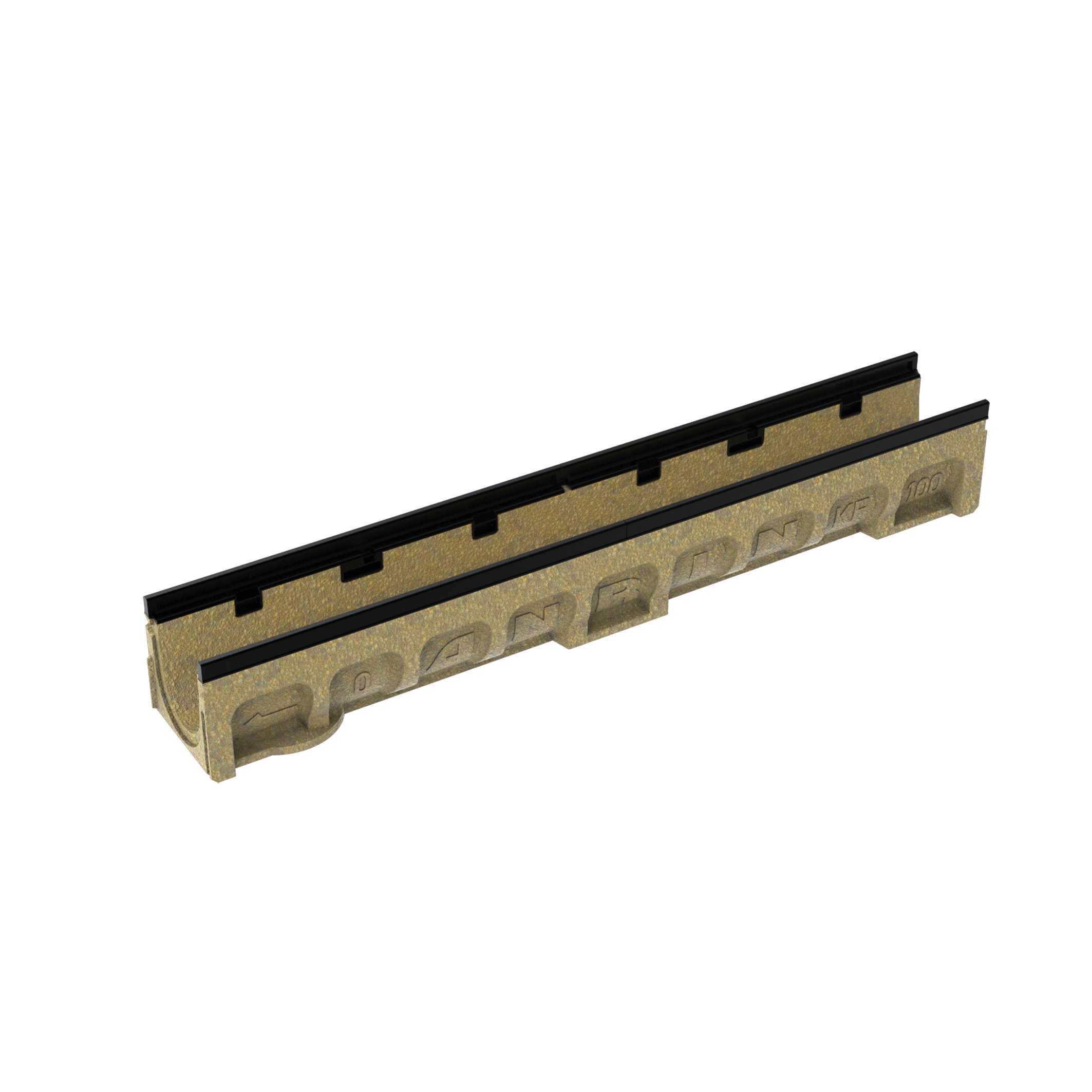 1 - Kaivot ja kaivotarvikkeet Linjakuivatuskouru KF-100 nro 2 0.5% kaato 1000x144x160mm