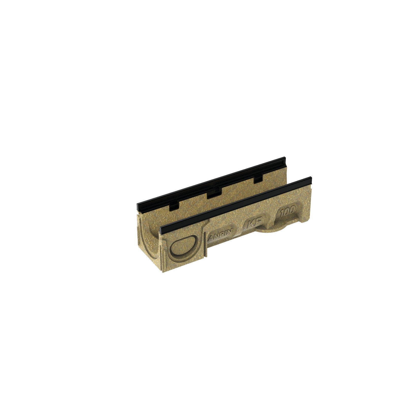 1 - Kaivot ja kaivotarvikkeet Linjakuivatuskouru KF-100 nro 105 500x144x200mm