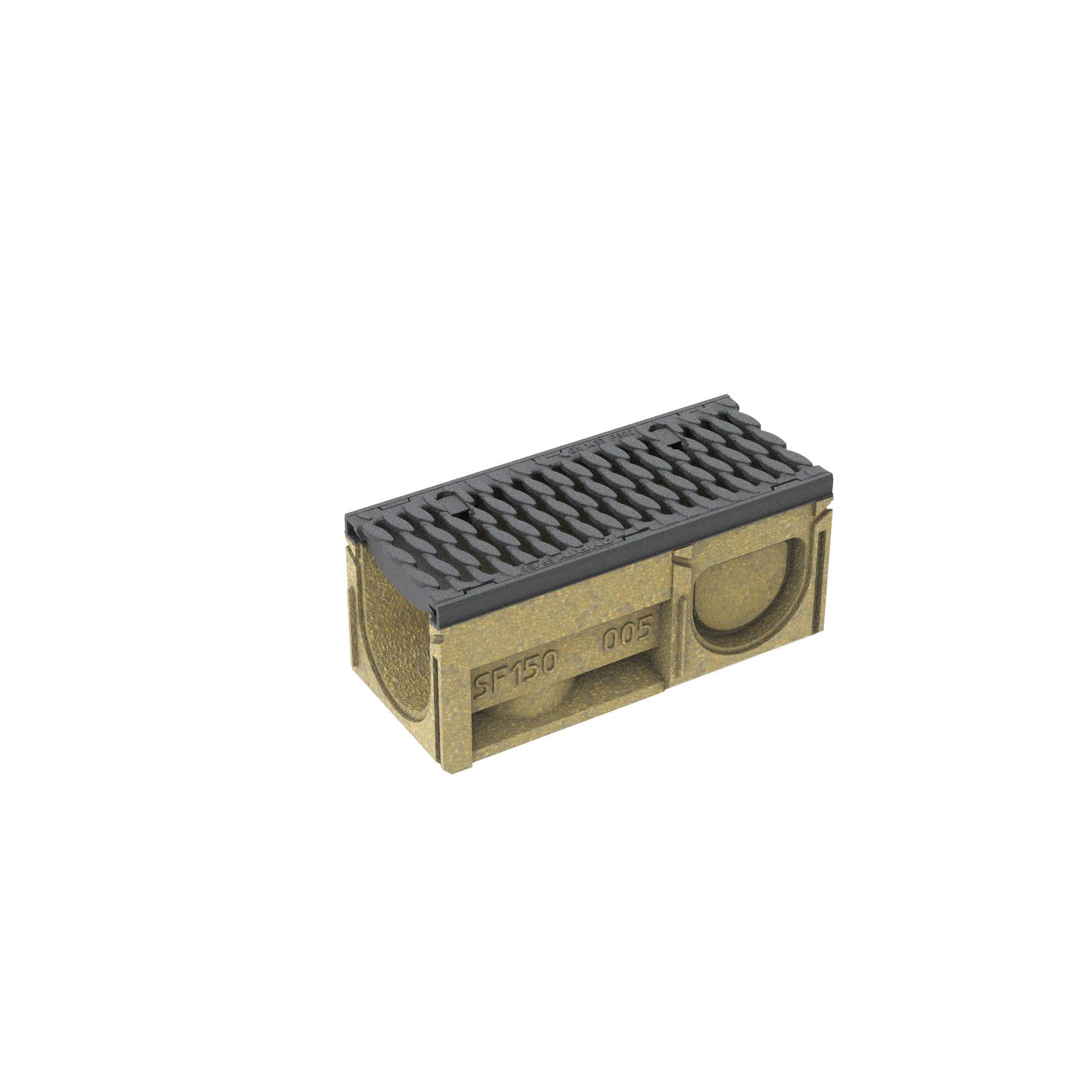 1 - Kaivot ja kaivotarvikkeet Linjakouru Anrin SF-100 nro 0105 500x164x215mm