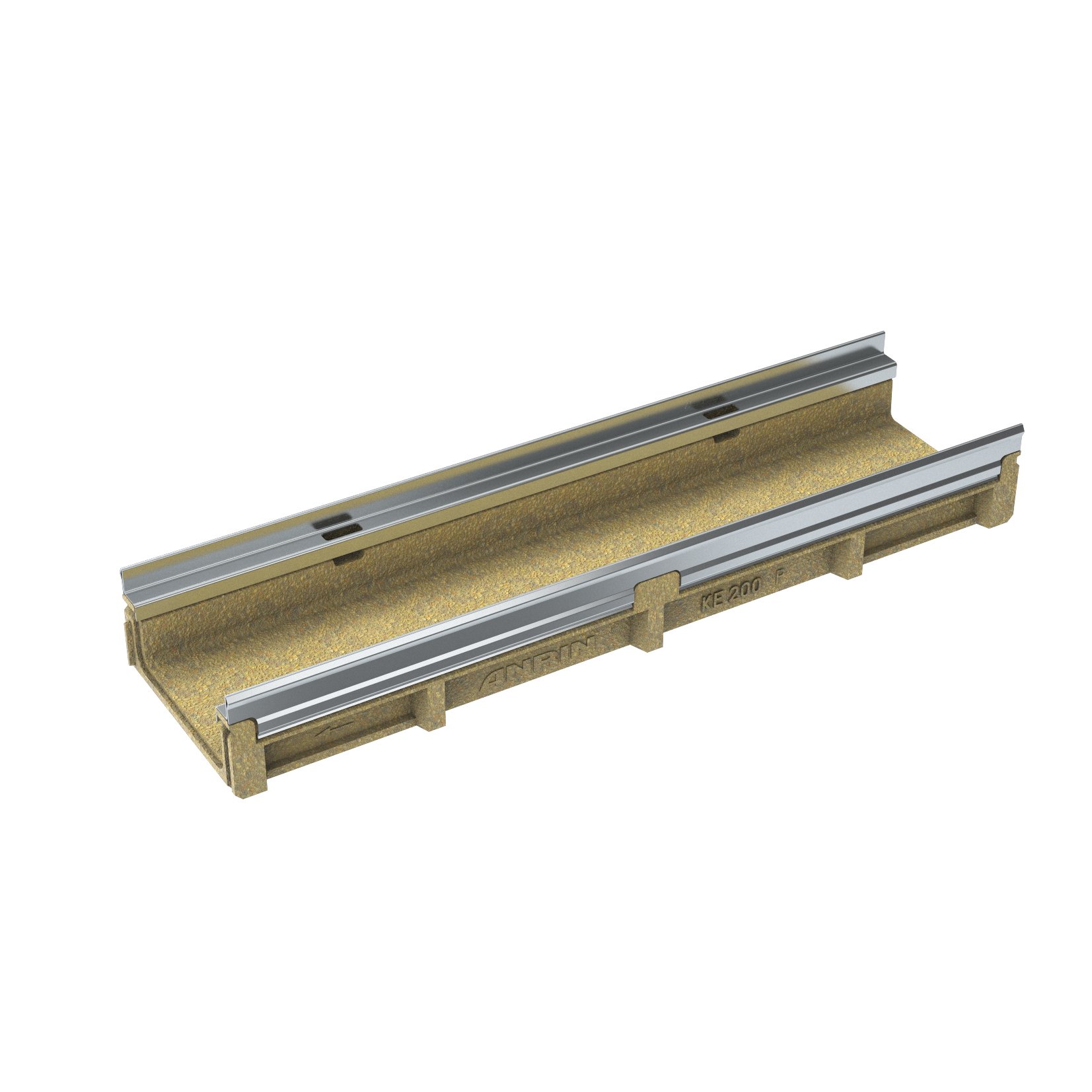 1 - Kaivot ja kaivotarvikkeet Linjakuivatuskouru KE-200 nro. 200P 1000x264x130mm
