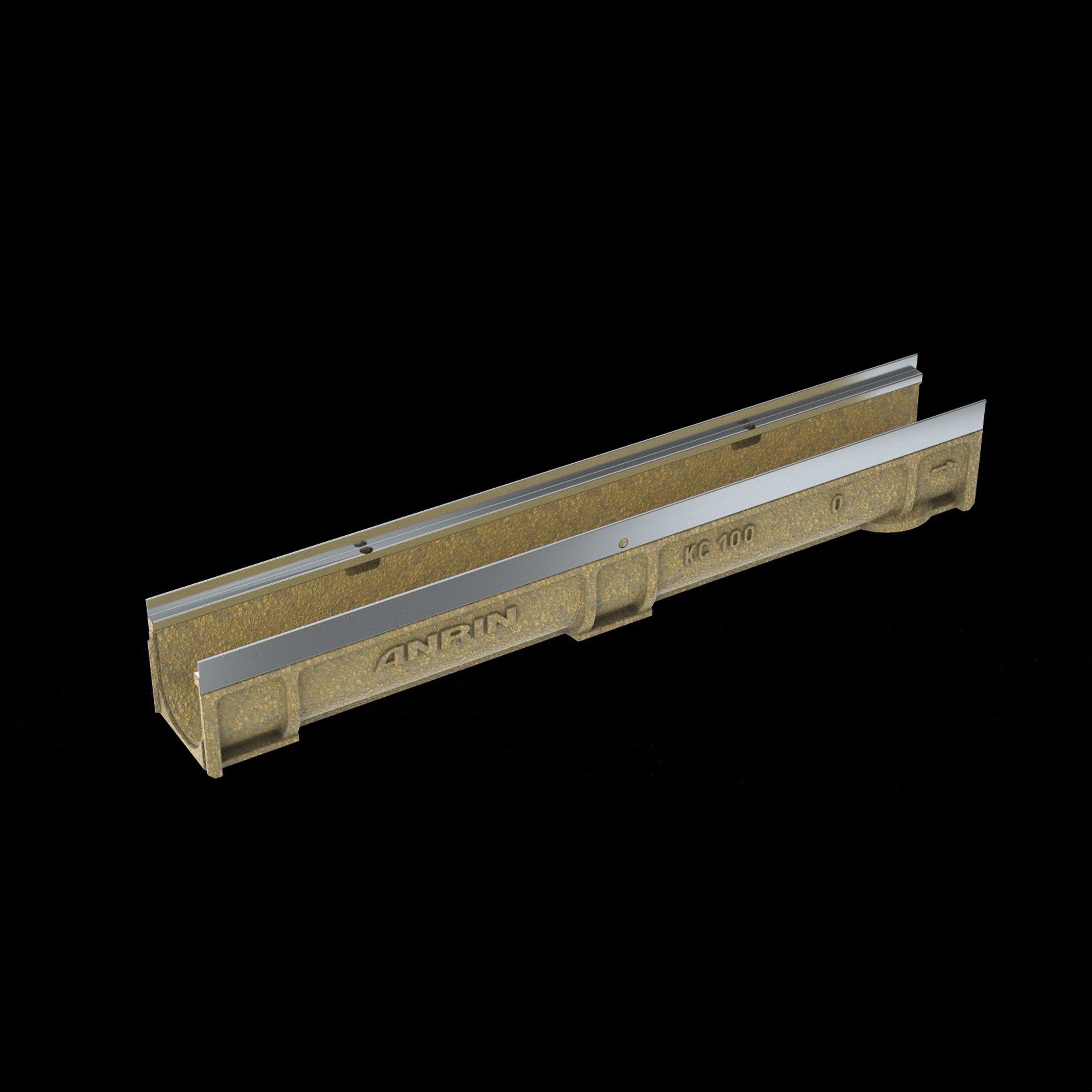 1 - Kaivot ja kaivotarvikkeet Linjakuivatuskouru KC-100 nro 0 1000x130x150mm