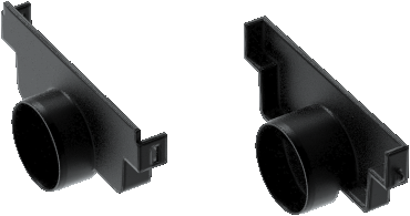 1 - Kaivot ja kaivotarvikkeet Linjakourun pääty SELF PP EVO 063 141x68x37mm