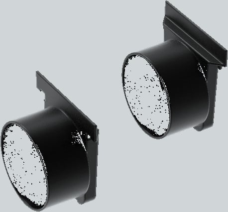 1 - Kaivot ja kaivotarvikkeet Linjakourun pääty PP EVO 0150 PP 131x148x72mm