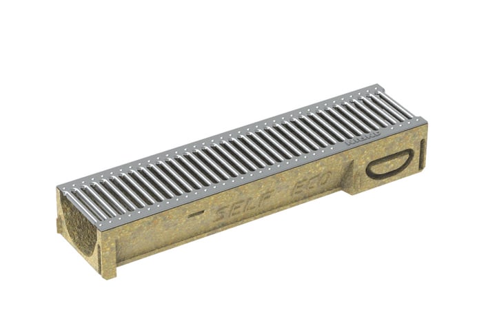 1 - Kaivot ja kaivotarvikkeet Linjakuivatuskouru SELF-ECO 500x120x80mm