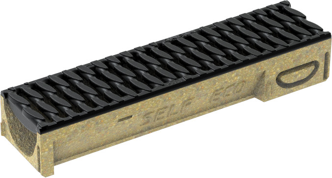 1 - Kaivot ja kaivotarvikkeet Linjakuivatuskouru SELF ECO 500x120x80mm