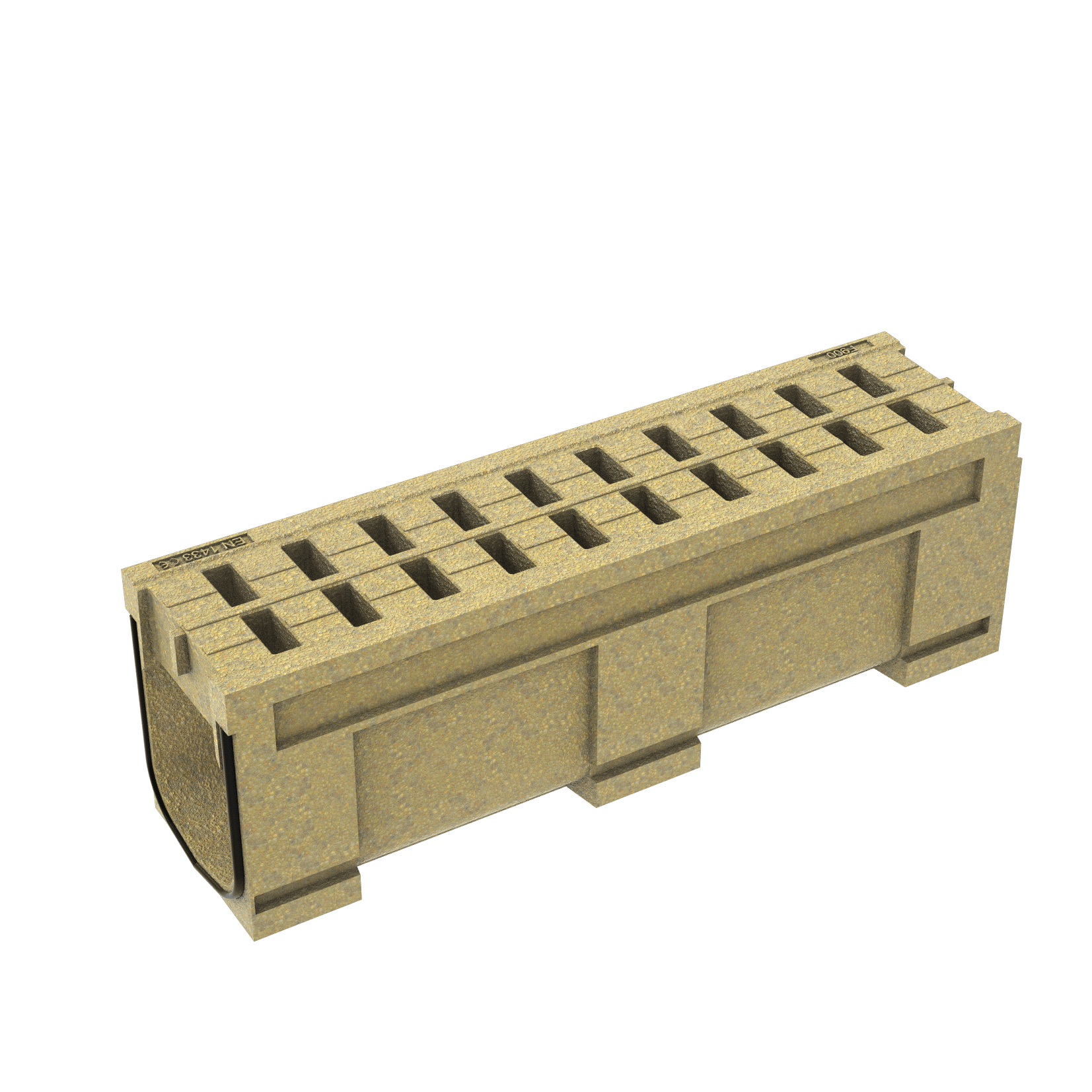 1 - Kaivot ja kaivotarvikkeet SOLIDBLOCK Monoliittikouru 1000x264x320mm