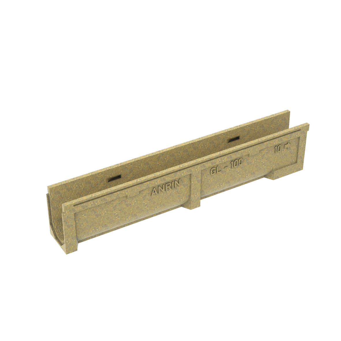1 - Kaivot ja kaivotarvikkeet Linjakuivatuskouru Anrin GL-100 130x200x1000mm