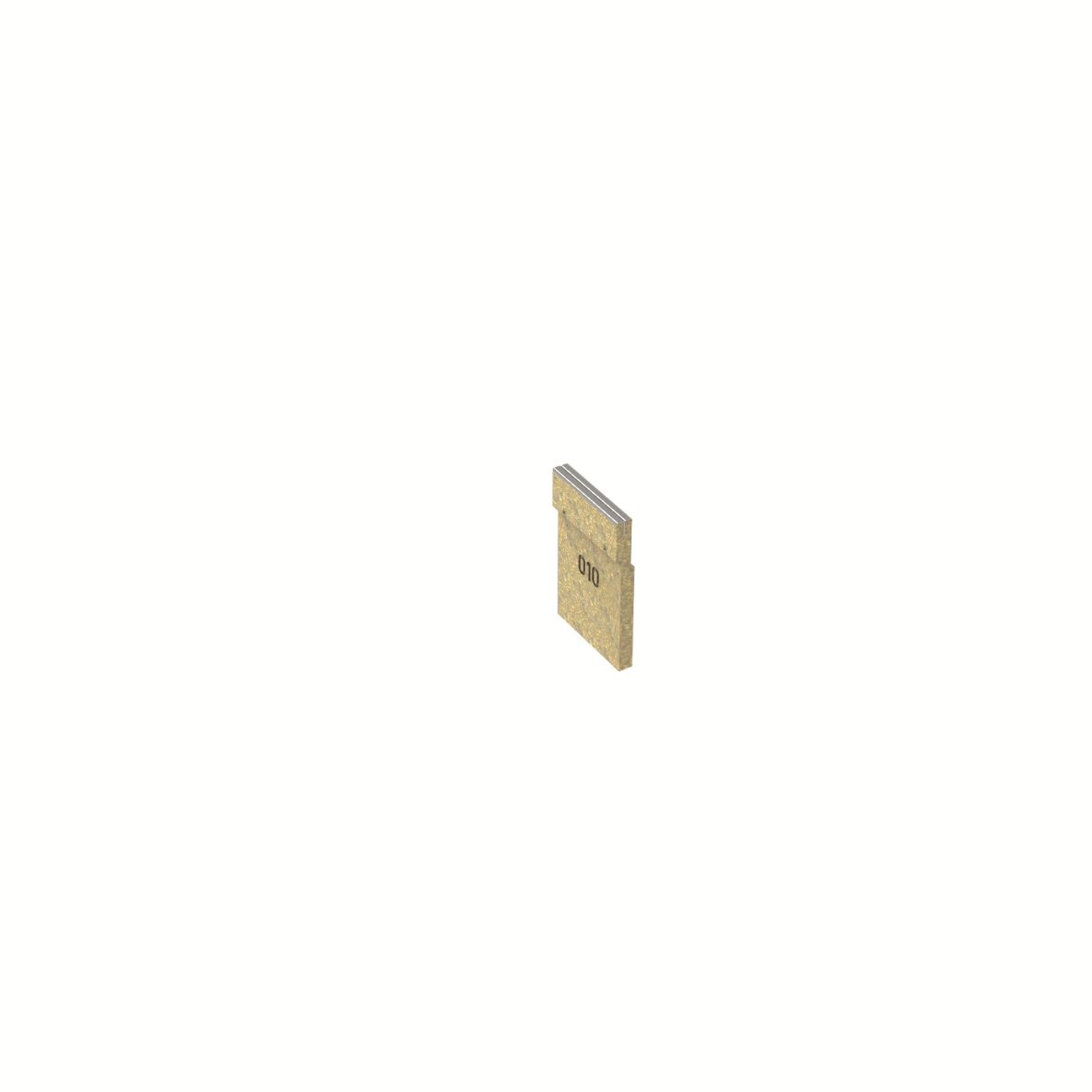 1 - Kaivot ja kaivotarvikkeet Linjakourun pääty GL-100 132x200x25mm tiivis