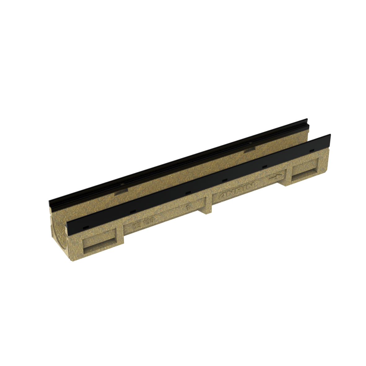 1 - Kaivot ja kaivotarvikkeet Linjakouru KE-100 nro 4 kaato 0.5% 1000x136x170mm