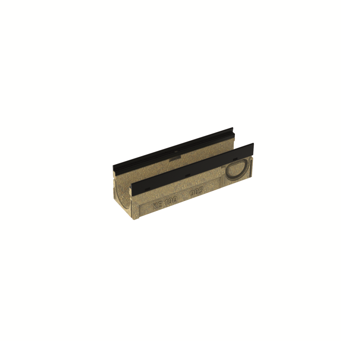 1 - Kaivot ja kaivotarvikkeet Linjakuivatuskouru KE-100 nro 055 500x136x175mm