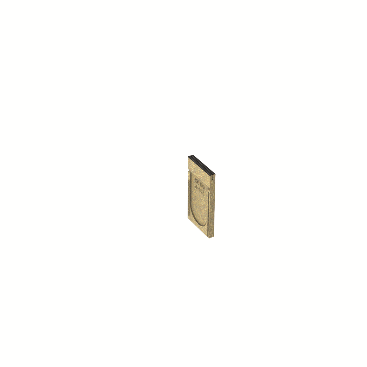 1 - Kaivot ja kaivotarvikkeet KE-100 Tiivispääty 060 136x60x20mm