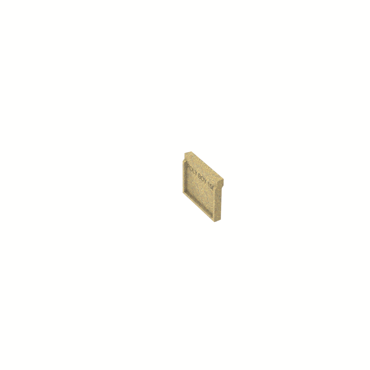 1 - Kaivot ja kaivotarvikkeet Linjakuivatuskourun pääty SELF 150 200x155x25mm