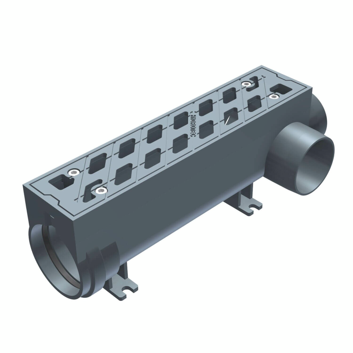 1 - Kaivot ja kaivotarvikkeet Linjakuivatuskouru Hydrotec HB100 500x112x180mm valurauta