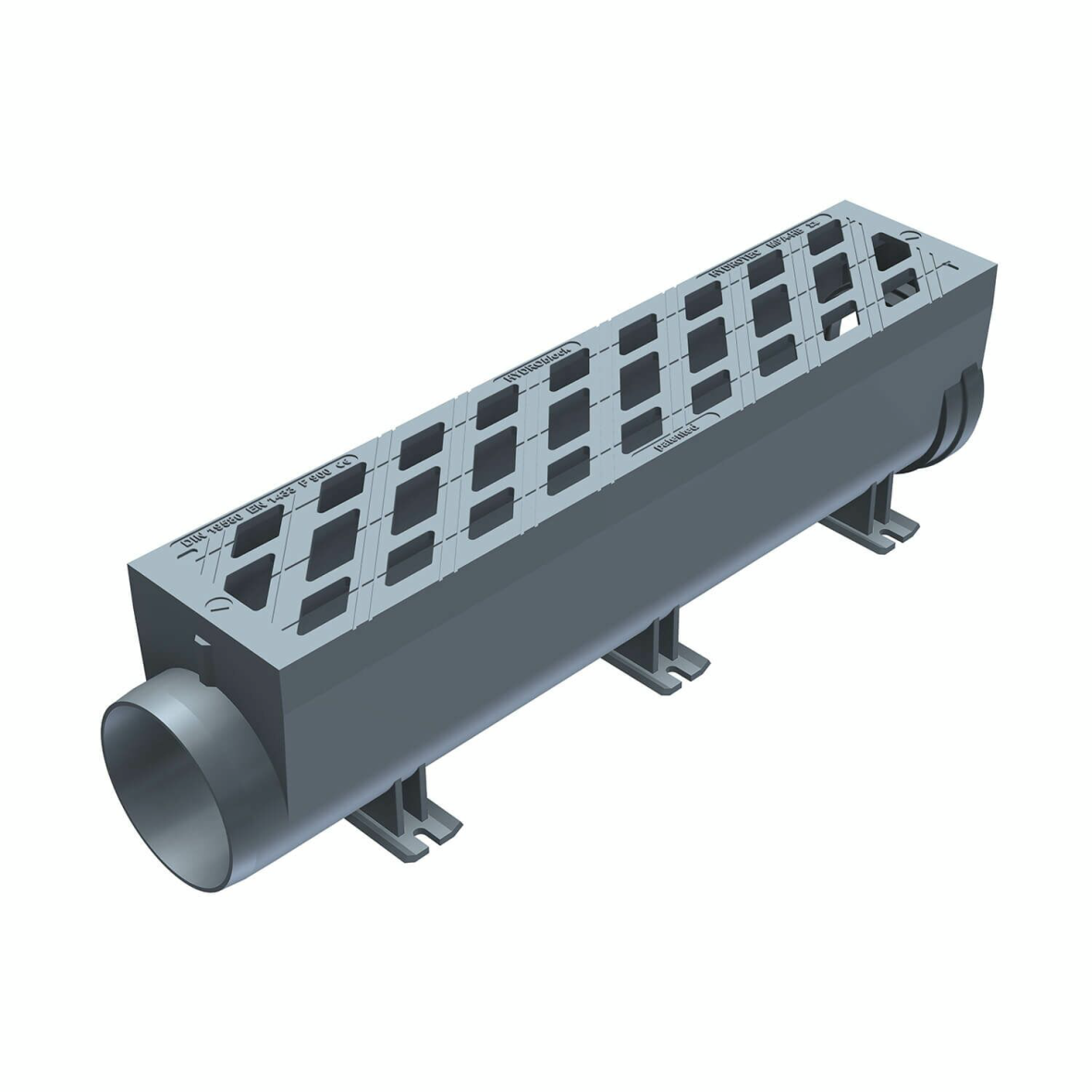 1 - Kaivot ja kaivotarvikkeet Linjakuivatuskouru HYDROBlock 200 RD 200x1000mm