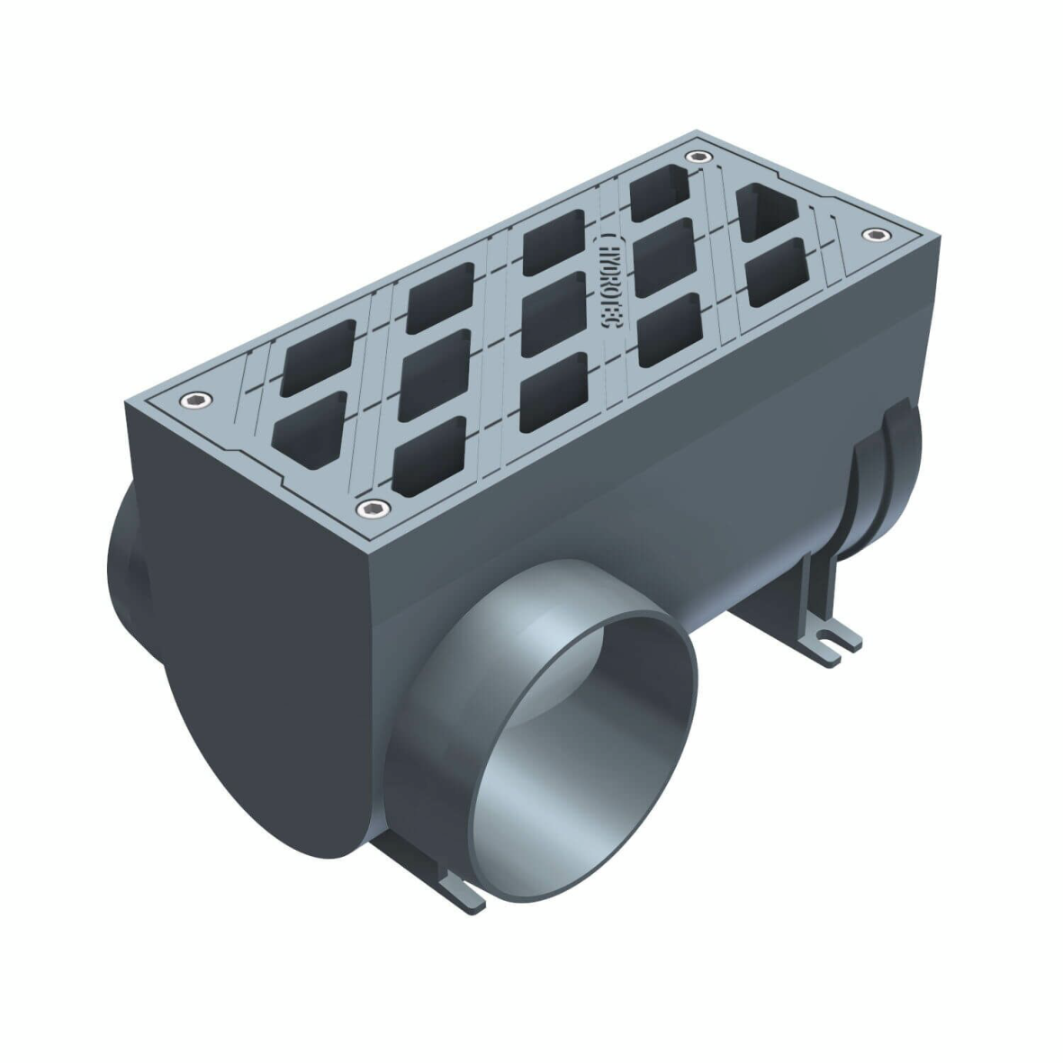 1 - Kaivot ja kaivotarvikkeet Linjakuivatuskouru HydroBlock 200 RD 215x295x500mm Valurauta