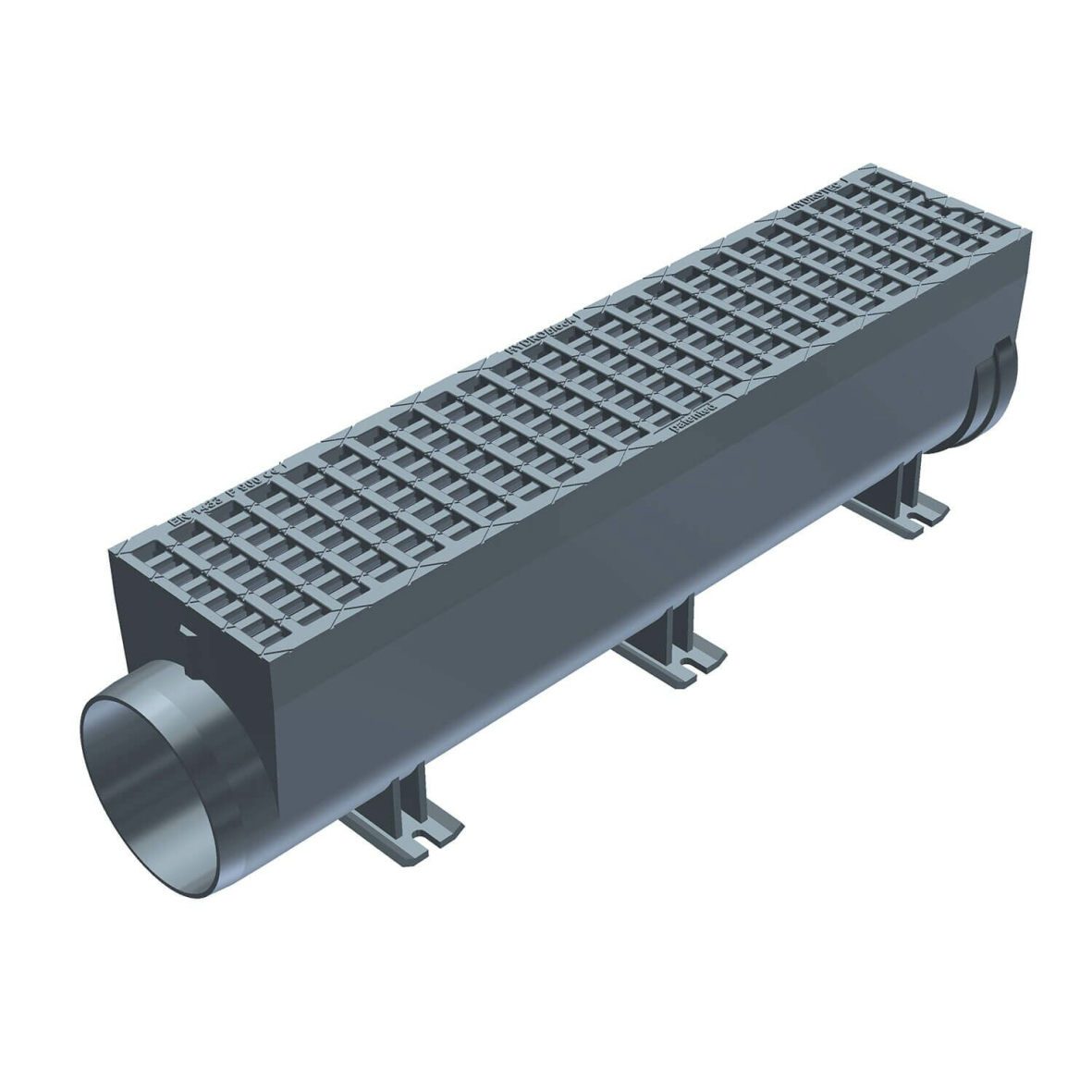 1 - Kaivot ja kaivotarvikkeet Linjakuivatuskouru Hydrotec 200 PD 1m 1000x215x295mm