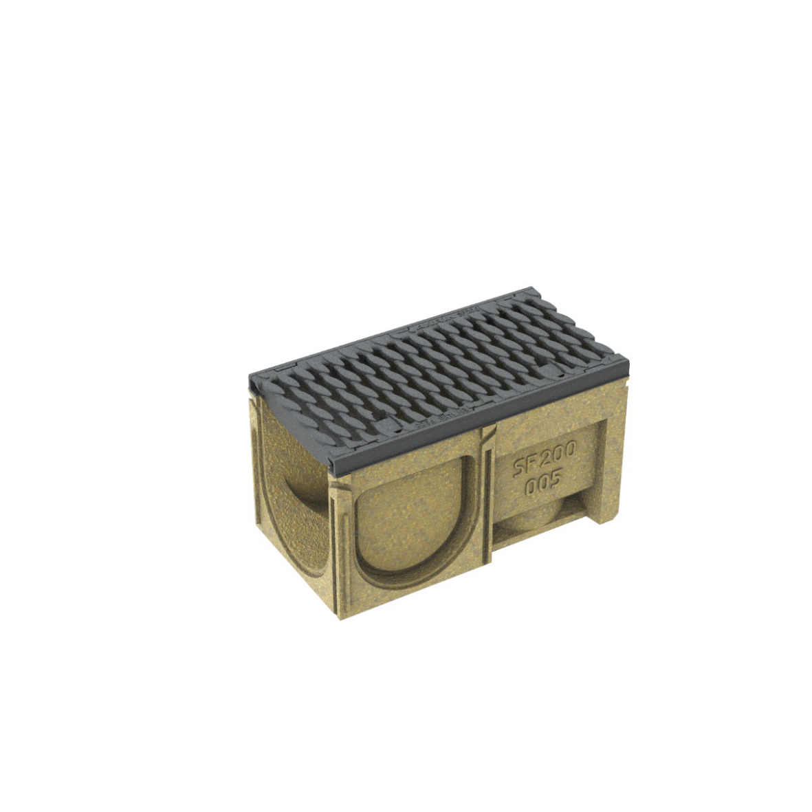 1 - Kaivot ja kaivotarvikkeet Linjakuivatuskouru SF-200 nro 005 500x264x290mm