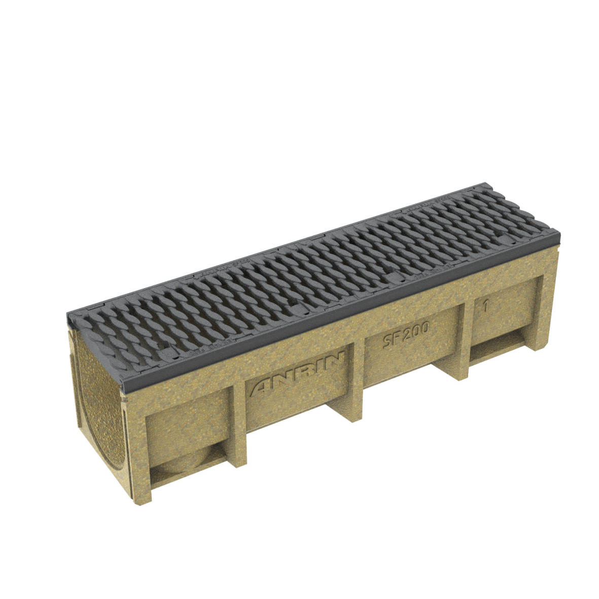 1 - Kaivot ja kaivotarvikkeet Linjakuivatuskouru SF-200 nro 2 1000x264x300mm 0,5%