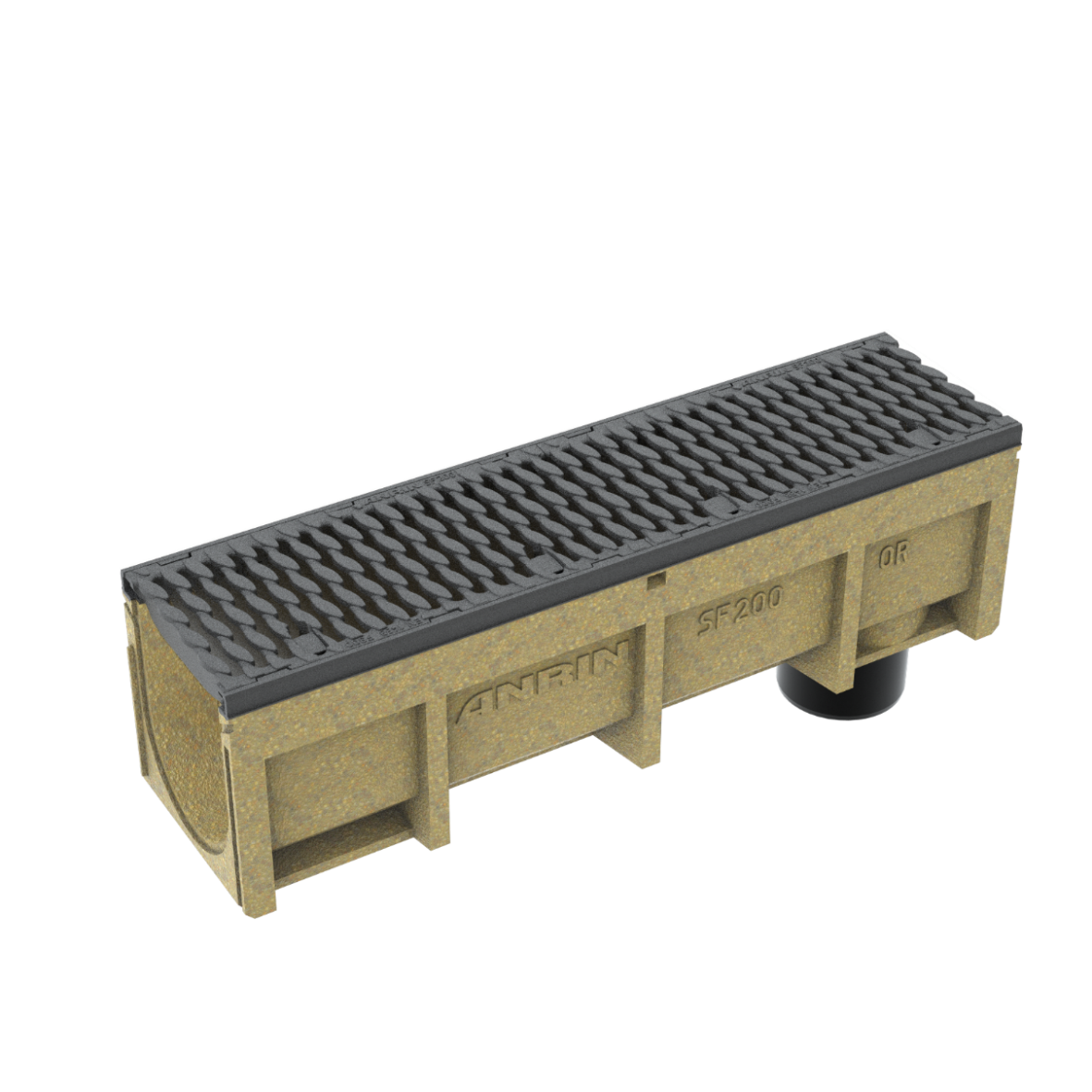 1 - Kaivot ja kaivotarvikkeet Linjakuivatuskouru SF-200 010R 1000x264x340mm