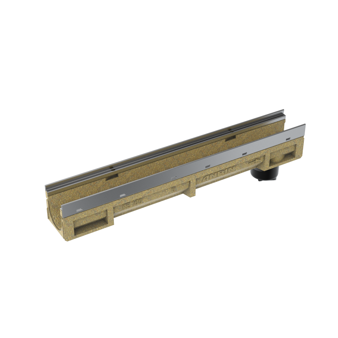 1 - Kaivot ja kaivotarvikkeet Linjakuivatuskouru KE-100 0RV 1000x136x150mm
